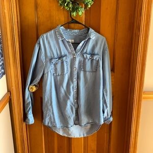 Denim style shirt